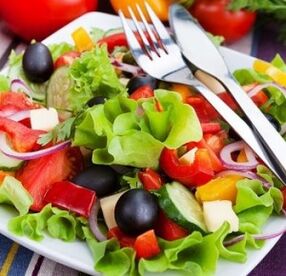 groentesalade bij schouderartrose