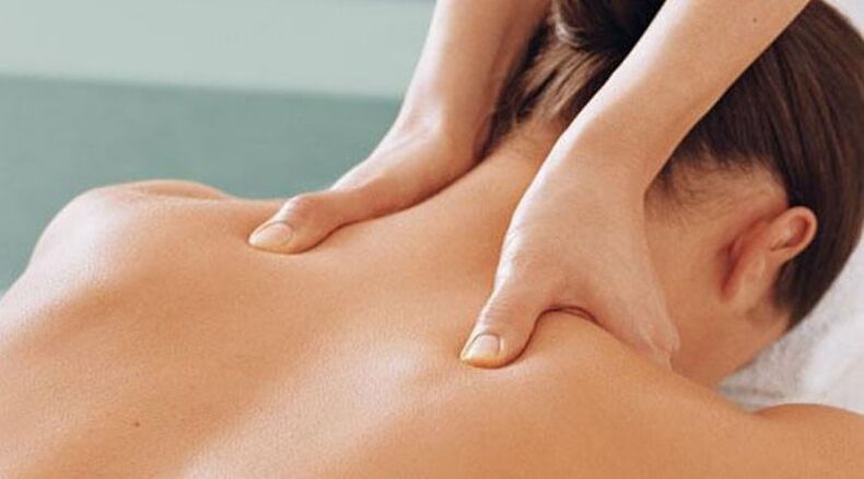 Nekmassage voor osteochondrose