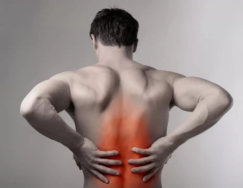 Osteochondrose van de wervelkolom bij een man