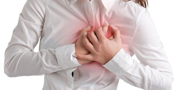pijn in het borstbeen als contra-indicatie om te oefenen bij cervicale osteochondrose